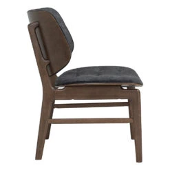 HEATH Lounge Chair - Walnut & Charcoal(Heath Lounge Chair Walnut Charcoal) -Modern Furniture 231325 B 1000