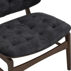 HEATH Lounge Chair - Walnut & Charcoal(Heath Lounge Chair Walnut Charcoal) -Modern Furniture 231325 D3 1000