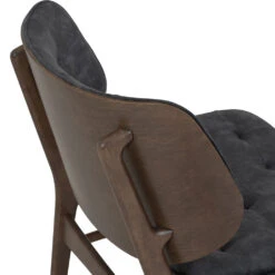 HEATH Lounge Chair - Walnut & Charcoal(Heath Lounge Chair Walnut Charcoal) -Modern Furniture 231325 D6 1000