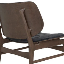 HEATH Lounge Chair - Walnut & Charcoal(Heath Lounge Chair Walnut Charcoal) -Modern Furniture 231325 D7 1000