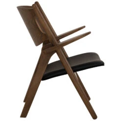 CAMRY Lounge Chair - Walnut & Black(Camry Lounge Chair Walnut) 21 CAMRY Lounge Chair - Walnut & Black(Camry Lounge Chair Walnut) -Modern Furniture 231327 B 1000