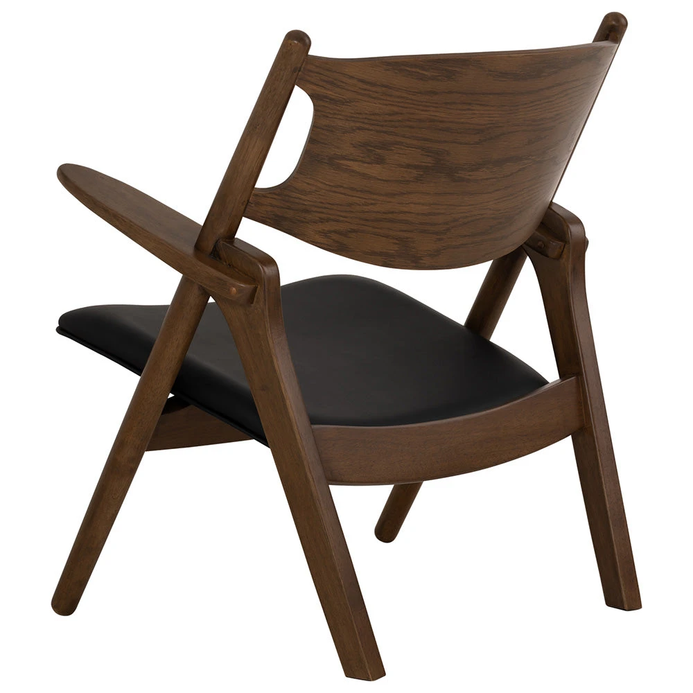 CAMRY Lounge Chair - Walnut & Black(Camry Lounge Chair Walnut) 7 CAMRY Lounge Chair - Walnut & Black(Camry Lounge Chair Walnut) - Image 5