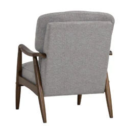 FIGARO Lounge Chair - Walnut & Grey(Figaro Lounge Chair Walnut Grey) -Modern Furniture 231336 BV 1000