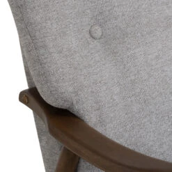 FIGARO Lounge Chair - Walnut & Grey(Figaro Lounge Chair Walnut Grey) -Modern Furniture 231336 D4 1000