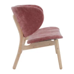 POLARA 2 Seater Lounge Chair - Oak & Salmon(Polara 2 Seater Lounge Chair Oak Salmon) -Modern Furniture 232174 B 1000Lighter