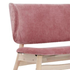 POLARA 2 Seater Lounge Chair - Oak & Salmon(Polara 2 Seater Lounge Chair Oak Salmon) -Modern Furniture 232174 D 1000Lighter