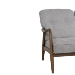 FIGARO 2 Seater Sofa Walnut & Steel(Figaro 3 Seater Sofa Walnut Steel) -Modern Furniture 232175 D 1000