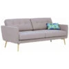 STREAM 3 Seater Sofa - Oak Brown - Royaal Range(Stream 3 Seater Sofa Oak Brown) -Modern Furniture 233020 1