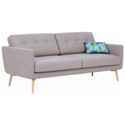 STREAM 3 Seater Sofa - Oak Brown - Royaal Range(Stream 3 Seater Sofa Oak Brown)