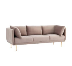 SUPRA 3 Seater Sofa - Burlywood Colour(Supra 3 Seater Sofa Burlywood Colour)