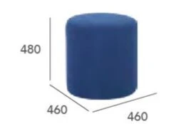 OMNI Ottoman 46cm - Midnight Blue(Omni Ottoman Small Midnight Blue Colour) 11 OMNI Ottoman 46cm - Midnight Blue(Omni Ottoman Small Midnight Blue Colour) -Modern Furniture 236039 6969bfbd 2f63 4c9c aa8f 92ee9abd6456