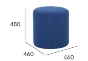 OMNI Ottoman 46cm - Midnight Blue(Omni Ottoman Small Midnight Blue Colour) 7 OMNI Ottoman 46cm - Midnight Blue(Omni Ottoman Small Midnight Blue Colour) - Image 5