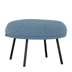 JUSTY Footstool/ Ottoman 63.5cm - Marble Blue(Justy Footstool Ottoman 63 5cm Marble Blue)