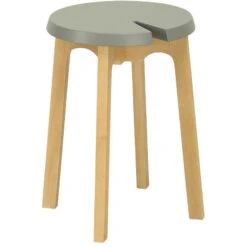 CHEVIS Stool- Grey(Chevis Stool In Grey)