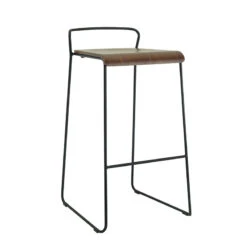 CAMILA Bar Stool - Walnut(Camila Bar Stool Walnut)