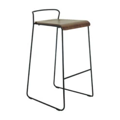 CAMILA Bar Stool - Walnut(Camila Bar Stool Walnut) -Modern Furniture 2407098 a 800