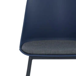 LAXMI Dining Chair - Midnight Blue & Black(Laxmi Dining Chair Midnight Blue Black) -Modern Furniture 241189 a closeup1 800