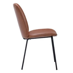 ADELIA Dining Chair - Tan & Black(Copy Of Adelia Dining Chair Jungle Green Gold) -Modern Furniture 241220 B 800