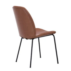 ADELIA Dining Chair - Tan & Black(Copy Of Adelia Dining Chair Jungle Green Gold) -Modern Furniture 241220 BV 800
