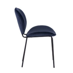 ORMER Dining Chair - Blue Velvet(Ormer Dining Chair Blue) -Modern Furniture 241242B 1000