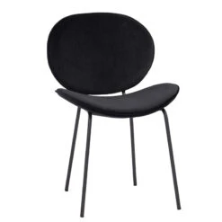 ORMER Dining Chair - Black Velvet(Ormer Dining Chair Black)
