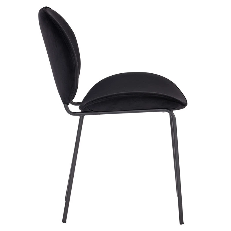 ORMER Dining Chair - Black Velvet(Ormer Dining Chair Black) 7 ORMER Dining Chair - Black Velvet(Ormer Dining Chair Black) - Image 5