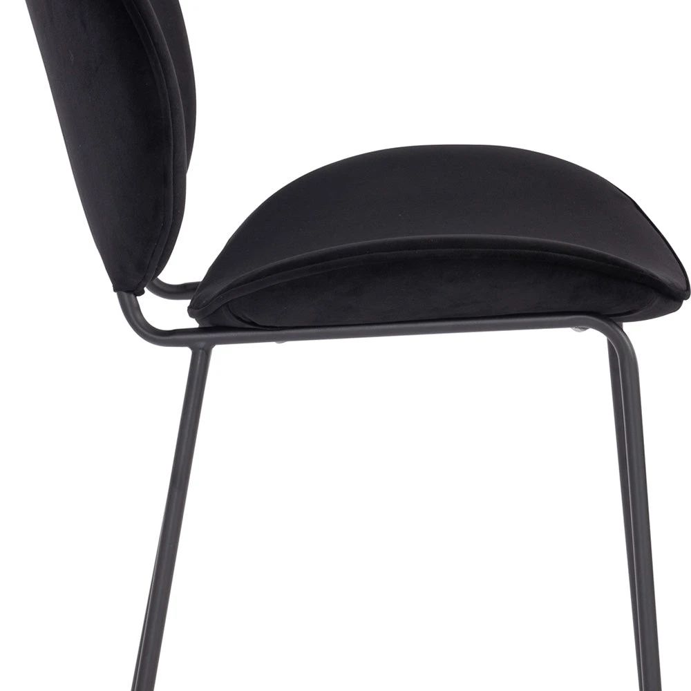 ORMER Dining Chair - Black Velvet(Ormer Dining Chair Black) 12 ORMER Dining Chair - Black Velvet(Ormer Dining Chair Black) - Image 10