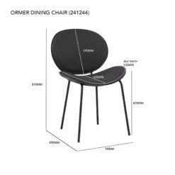 ORMER Dining Chair - Titanium(Ormer Dining Chair Titanium) 13 ORMER Dining Chair - Titanium(Ormer Dining Chair Titanium) -Modern Furniture 241244ORMERDININGCHAIR 800
