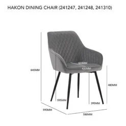 HAKON Dining Chair -Brown & Black(Hakon Dining Chair Grey Black 1) 13 HAKON Dining Chair -Brown & Black(Hakon Dining Chair Grey Black 1) -Modern Furniture 241247 241248 241310HAKONDININGCHAIR800 3026c16e 46a6 44e0 be42 5fe785f83518