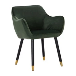 AILIN Armchair Chair - Olive & Black(Ailin Dining Chair Olive)