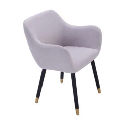 AILIN Armchair - Grey Veloutine(Ailin Dining Chair Grey Goose) -Modern Furniture 241277 2 800