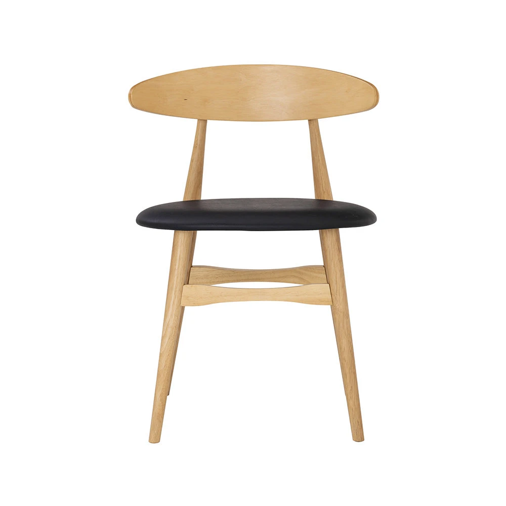 TELYN Dining Chair - Oak + Black(Telyn Dining Chair In Black) 5 TELYN Dining Chair - Oak + Black(Telyn Dining Chair In Black) - Image 3