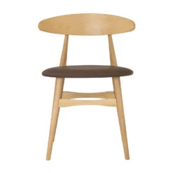 TELYN Dining Chair - Oak + Mocha(Telyn Chair In Mocha 1) -Modern Furniture 241323 A 1000