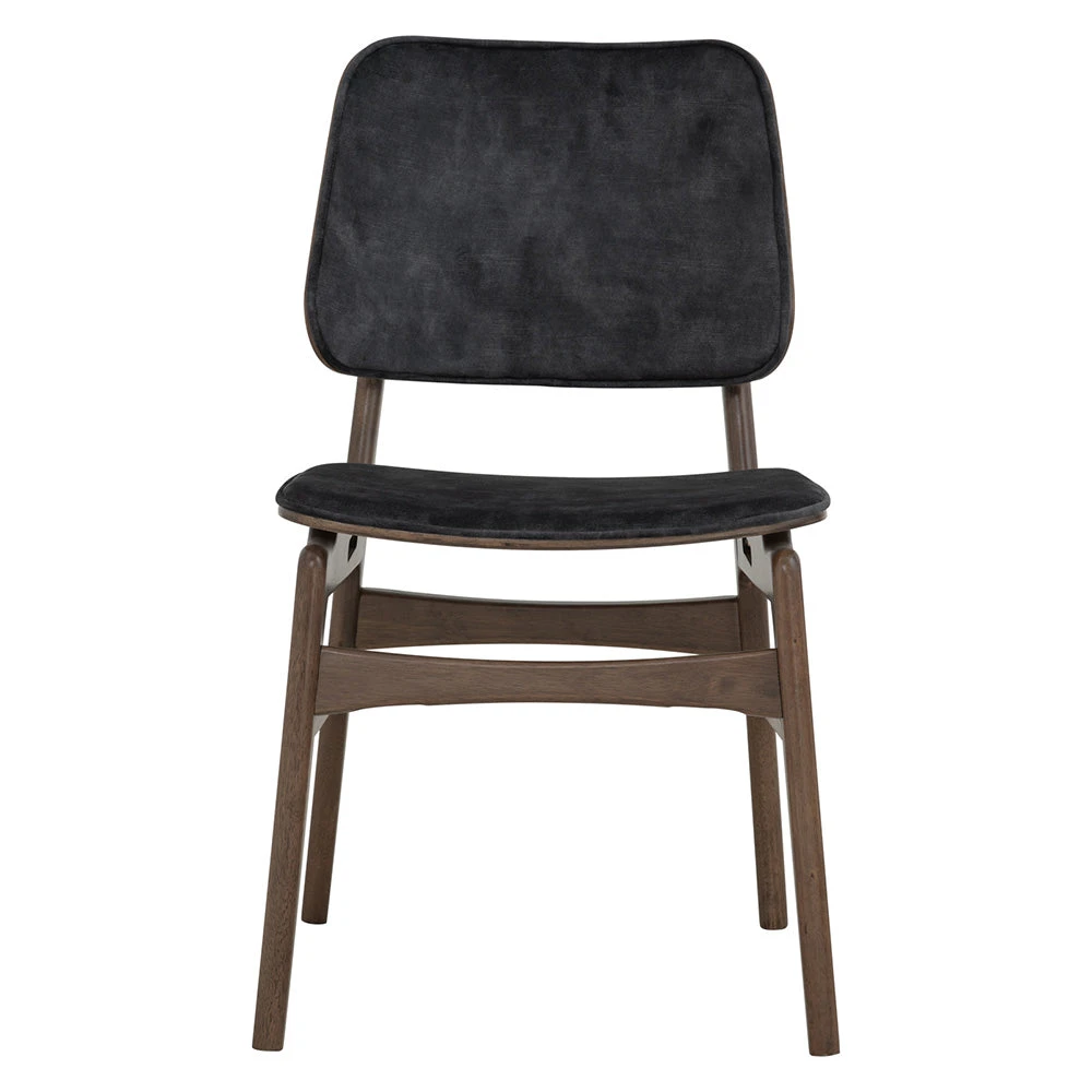HEATH Dining Chair - Walnut & Charcoal(Heath Dining Chair Walnut Charcoal) 5 HEATH Dining Chair - Walnut & Charcoal(Heath Dining Chair Walnut Charcoal) - Image 3