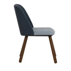 JOLLINDining Chair - Walnut & Blue(Jollin Dining Chair Walnut Blue) -Modern Furniture 241503 B 1000