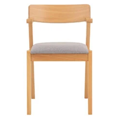 Zola Dining Chair - Oak & Light Grey(Zola Dining Chair Oak Light Grey) -Modern Furniture 241561 A 1000