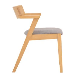 Zola Dining Chair - Oak & Light Grey(Zola Dining Chair Oak Light Grey) -Modern Furniture 241561 B 1000