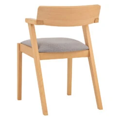 Zola Dining Chair - Oak & Light Grey(Zola Dining Chair Oak Light Grey) -Modern Furniture 241561 BV 1000