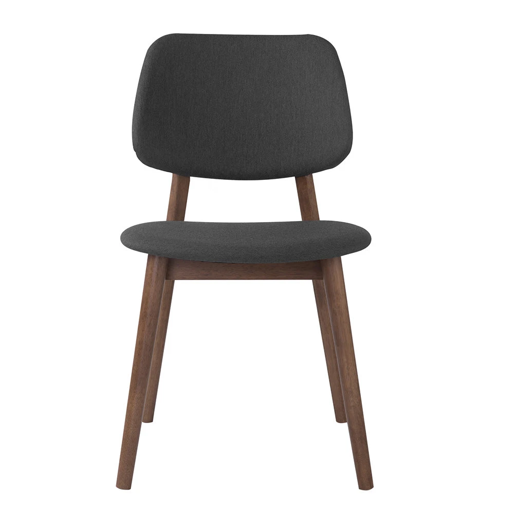 MERCY Dining Chair - Walnut & Grey(Mercy Dining Chair Walnut Dark Grey) 5 MERCY Dining Chair - Walnut & Grey(Mercy Dining Chair Walnut Dark Grey) - Image 3