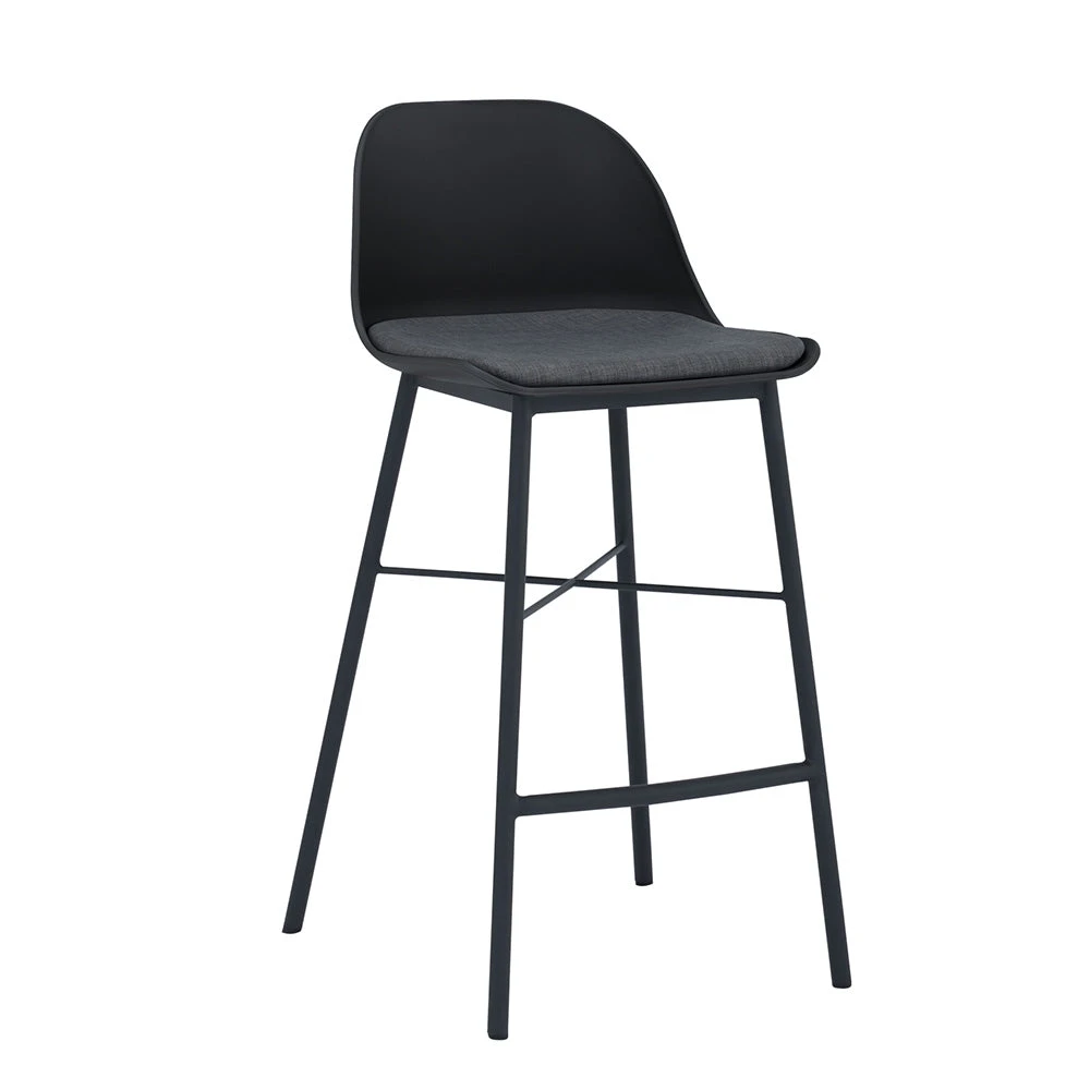 LAXMI Counter Stool - Black(Laxmi Counter Stool White Black) 3 LAXMI Counter Stool - Black(Laxmi Counter Stool White Black)