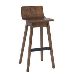 AVA Bar Stool - Walnut(Ava Walnut Bar Stool)