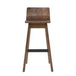 AVA Bar Stool - Walnut(Ava Walnut Bar Stool) -Modern Furniture 249004 A 1000