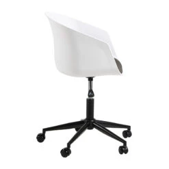 LIDAN Office Chair - White & Black(Moon Office Chair White Black) -Modern Furniture 25029 012c800