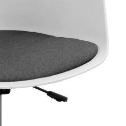 LIDAN Office Chair - White & Black(Moon Office Chair White Black) -Modern Furniture 25029 012g800