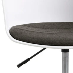 LIDAN Office Chair - White & Black(Moon Office Chair White Black) -Modern Furniture 25029 012h800