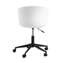 LIDAN Office Chair - White & Black(Moon Office Chair White Black) -Modern Furniture 25029 012p800