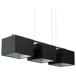 Godwin Black Square Trio Pendant Lights(Black Trio Pendant Lights)