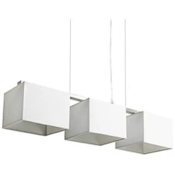 Godwin White Square Trio Pendant Lights(White Trio Pendant Lights)