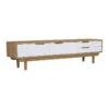NAKULA Entertainment TV Unit 185.5cm - Natural & White(Nakula Entertainment Tv Unit 185 5cm Natural White) -Modern Furniture 336004800
