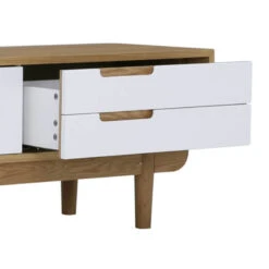 NAKULA Entertainment TV Unit 185.5cm - Natural & White(Nakula Entertainment Tv Unit 185 5cm Natural White) -Modern Furniture 336004 D1closeupB